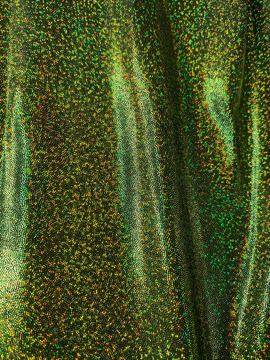 Olive Green Glitter Metallic