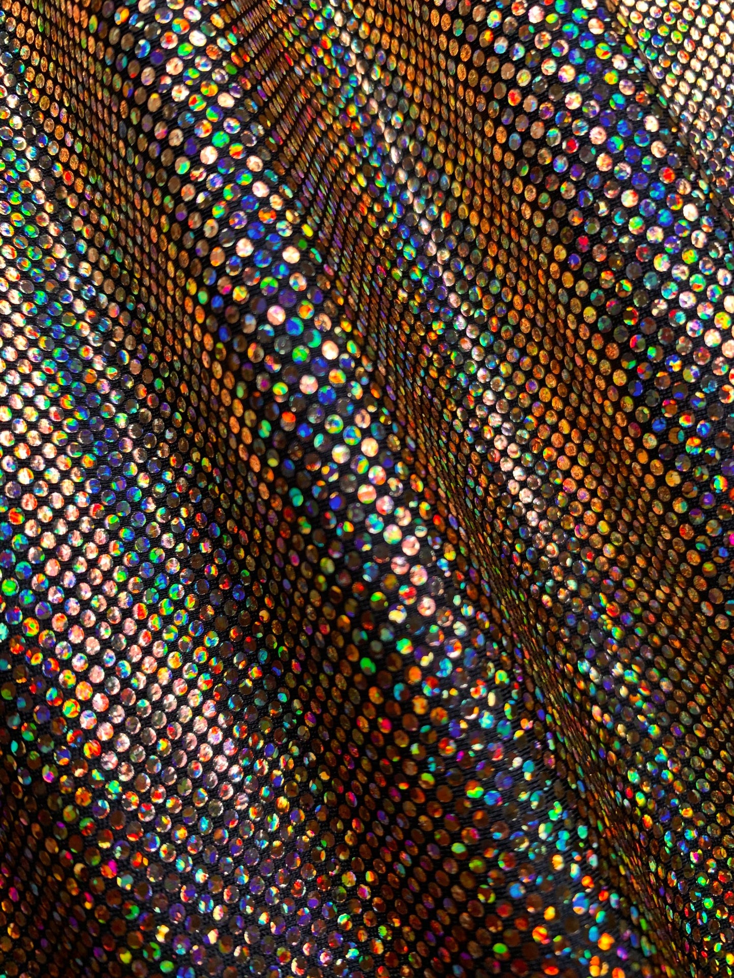 Black/Gold Hologram Dot