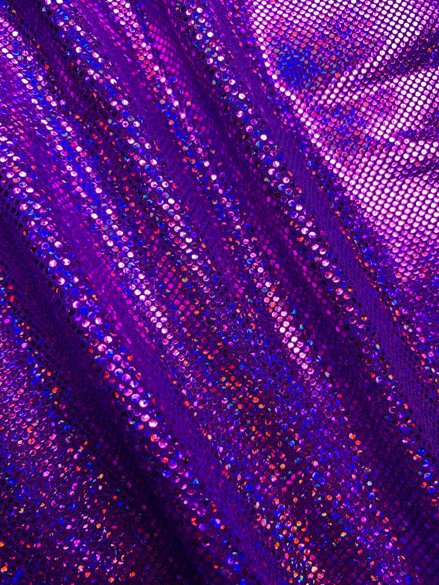 Fuchsia/Lavender Hologram Dot
