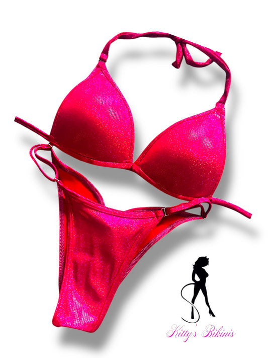 Red Fuchsia Fit Model