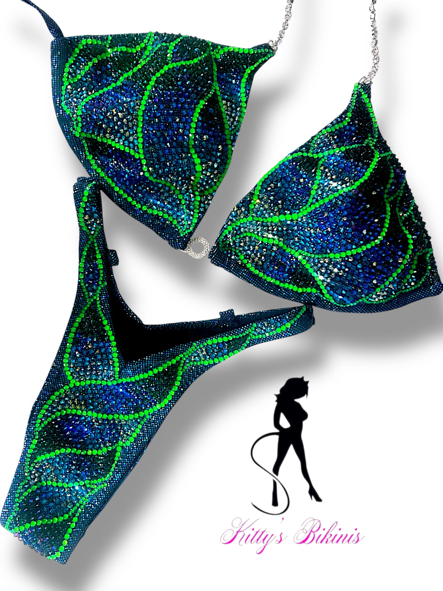 Neon Wave Green Figure Suit