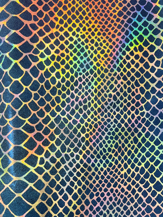Iridescent snake