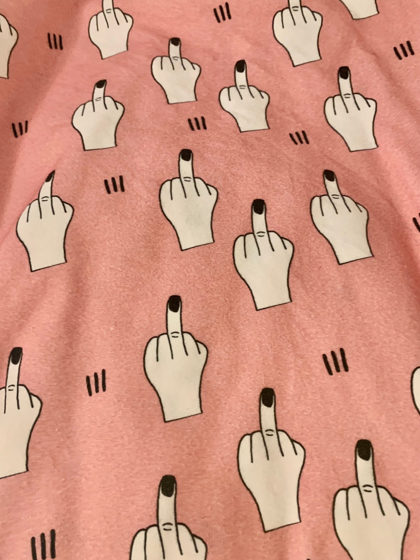 Pink Middle Finger